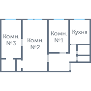 Окна в 3-ком. I-511 #1