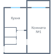 Окна в 1-ком. I-515 #1