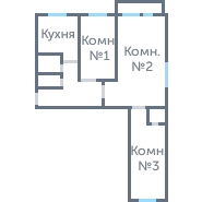 Окна в 3-ком. I-515 #1
