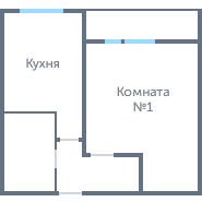 Окна в 1-ком. П-111М #1